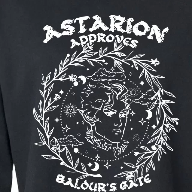 Astarion Approves Baldur Gate Baldurs Gate 3 Adventure Awaits Cropped Pullover Crew