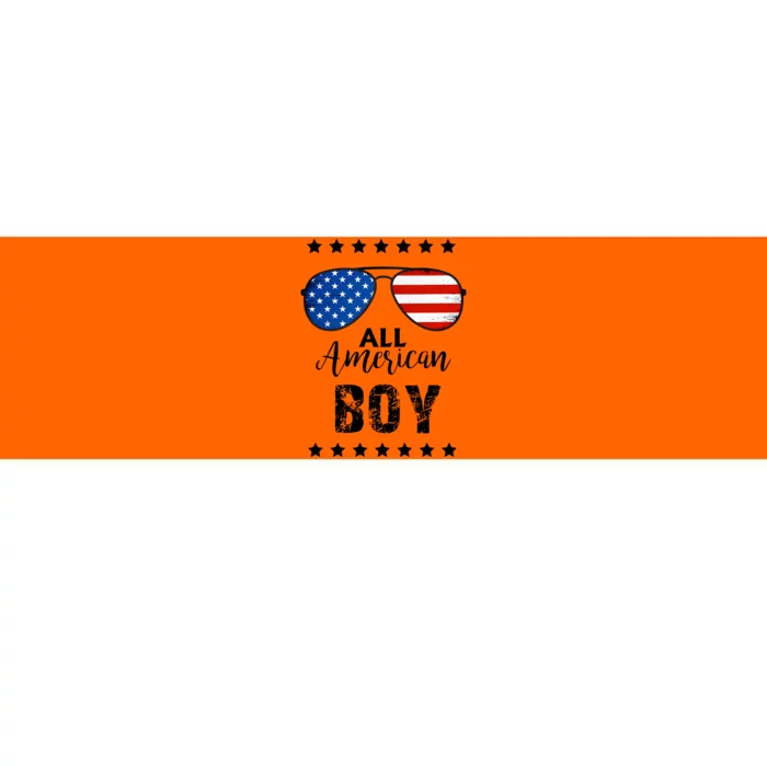 All American Boy 4th Of July Family Matching Bumper Sticker