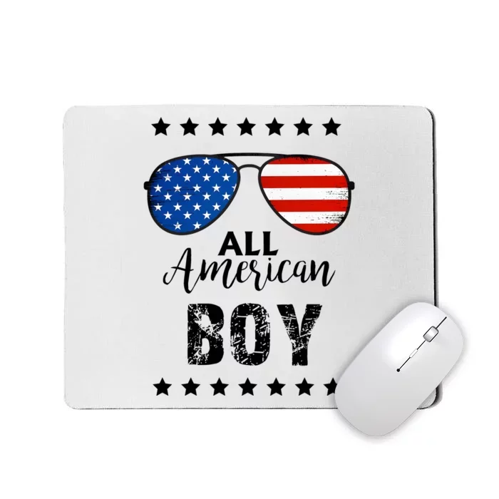 All American Boy 4th Of July Family Matching Mousepad