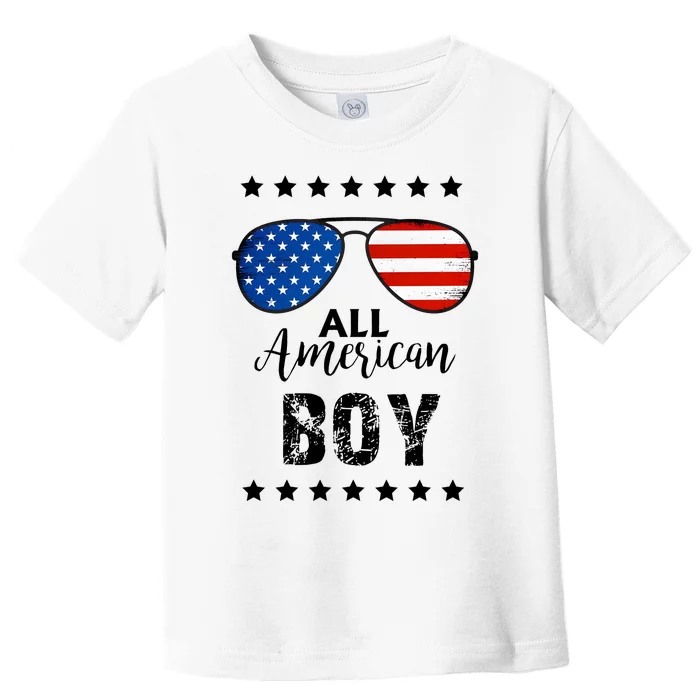 All American Boy 4th Of July Family Matching Toddler T-Shirt