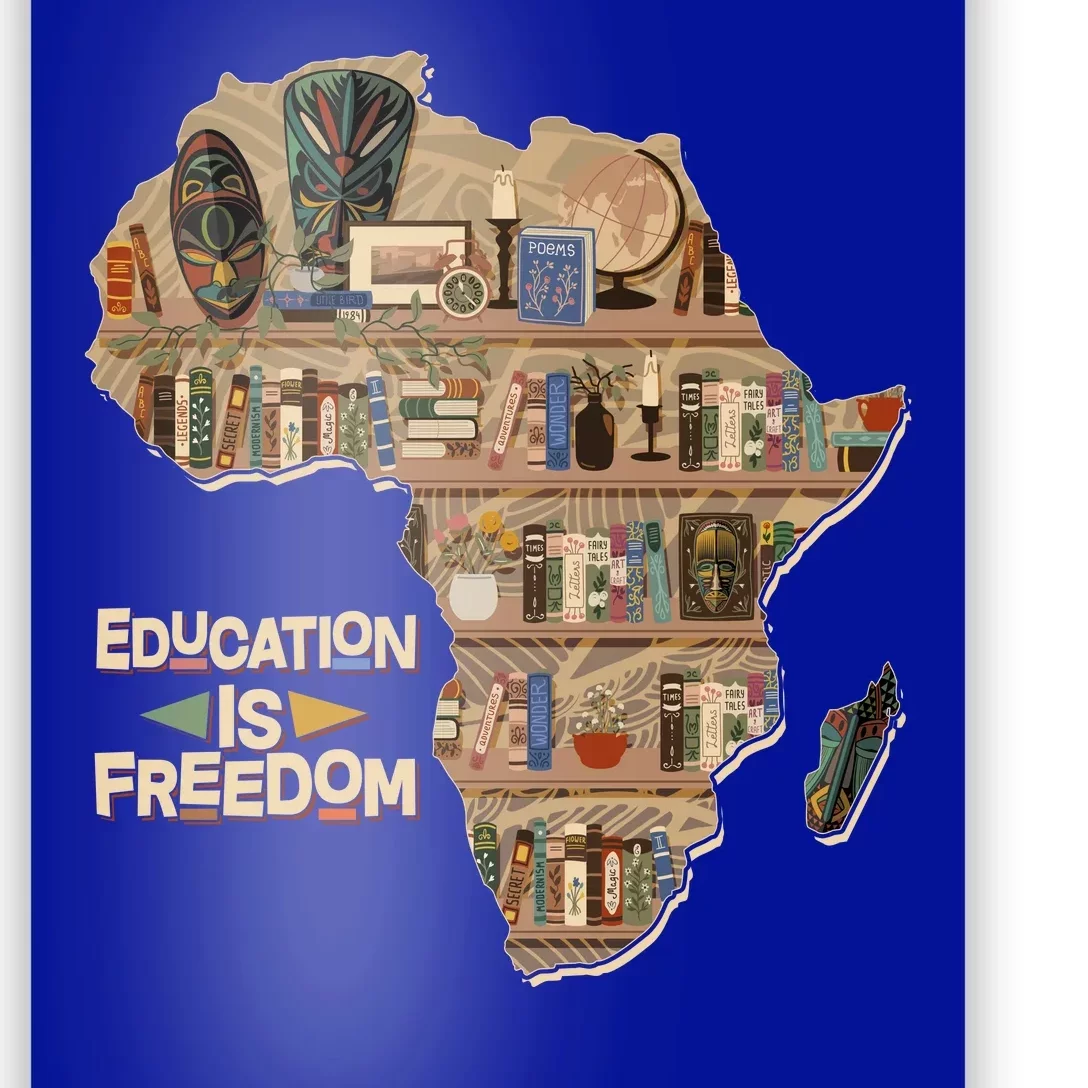 African American Black History Education Is Freedom Poster