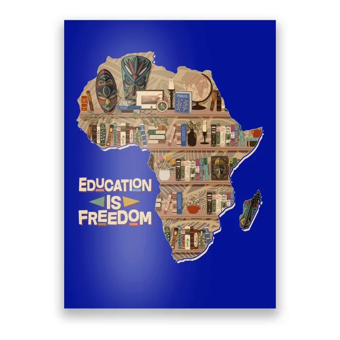 African American Black History Education Is Freedom Poster