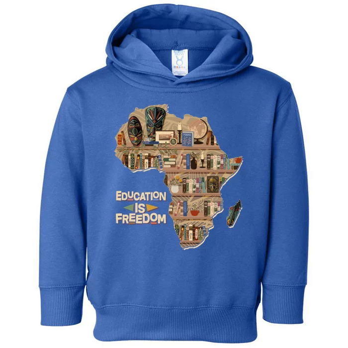 African American Black History Education Is Freedom Toddler Hoodie