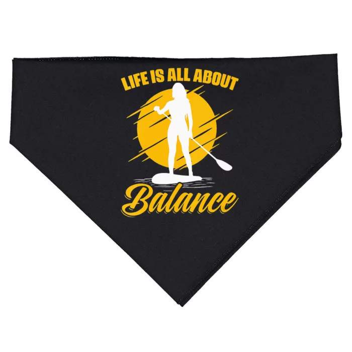 All About Balance SUP Boarding Paddling Stand Up Paddle USA-Made Doggie Bandana