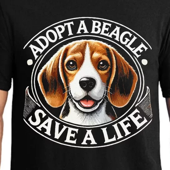 Adopt A Beagle Save A Life Advocating Adoption Pajama Set