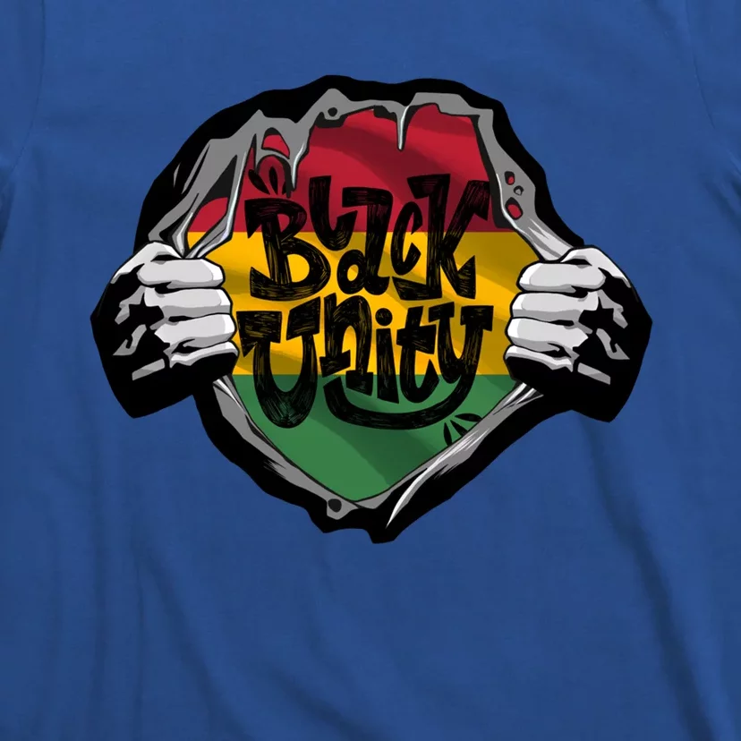 African American Black Unity Of Team Afrocentric Black Pride Meaningful Gift T-Shirt