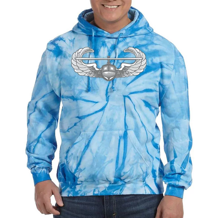 AIR ASSAULT BADGE US ARMY HELICOPTER WINGS Tie Dye Hoodie