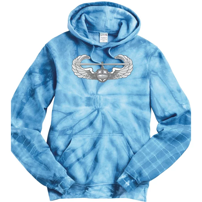 AIR ASSAULT BADGE US ARMY HELICOPTER WINGS Tie Dye Hoodie