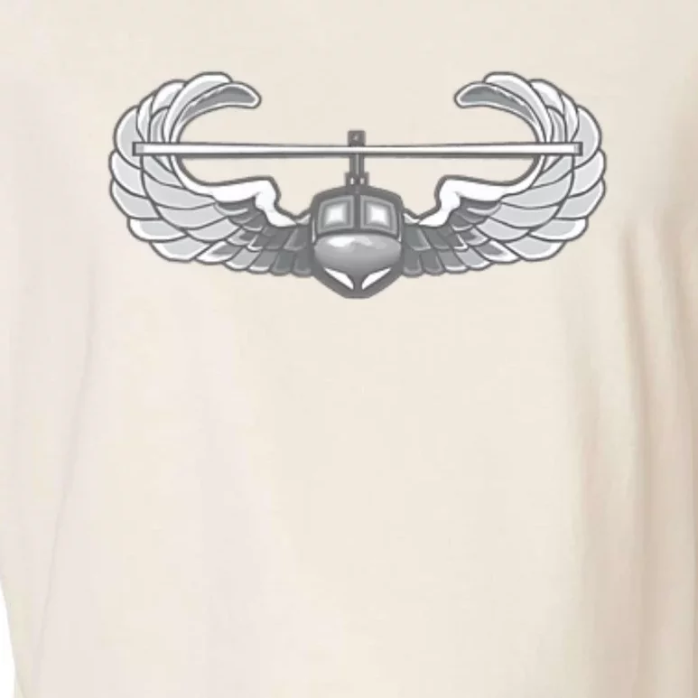 AIR ASSAULT BADGE US ARMY HELICOPTER WINGS Garment-Dyed Women's Muscle Tee