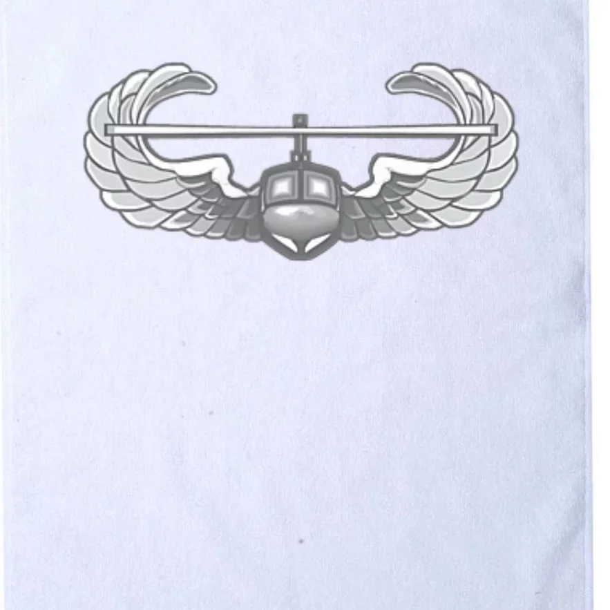 AIR ASSAULT BADGE US ARMY HELICOPTER WINGS Platinum Collection Golf Towel