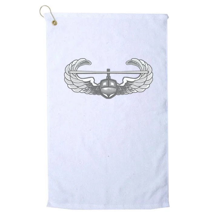 AIR ASSAULT BADGE US ARMY HELICOPTER WINGS Platinum Collection Golf Towel