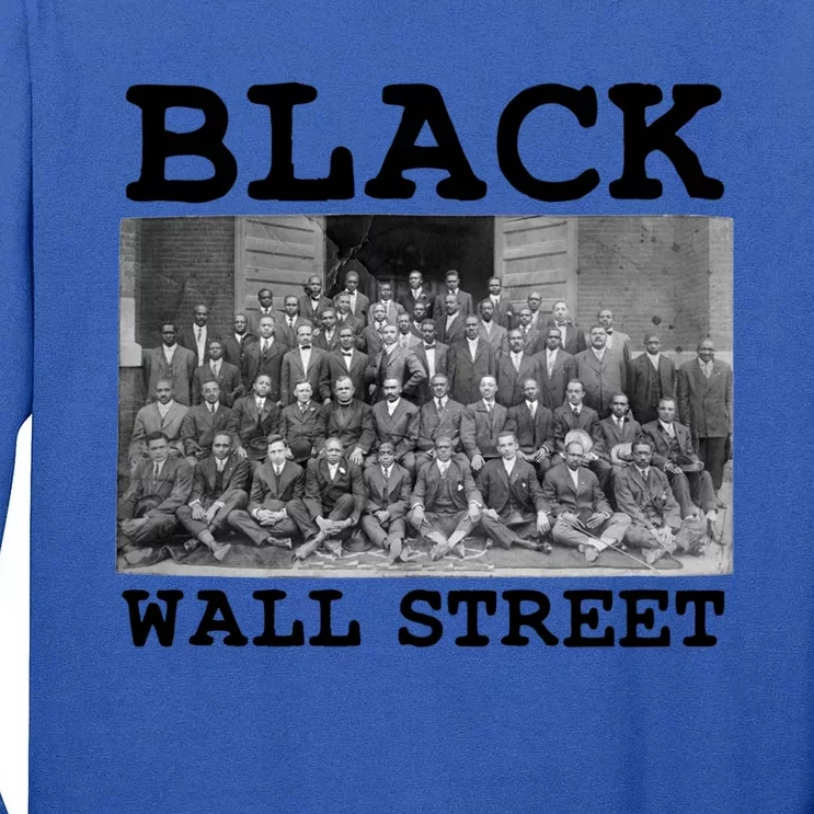 African American Business Black History Black Wall Street Gift Tall Long Sleeve T-Shirt