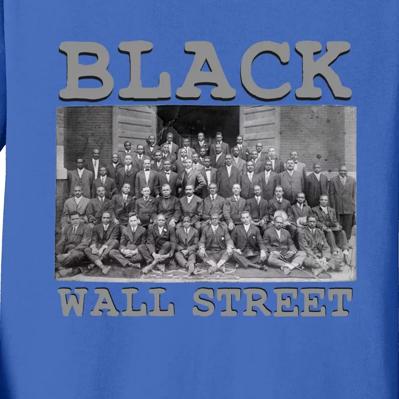 African American Business Black History Black Wall Street Cute Gift Kids Long Sleeve Shirt