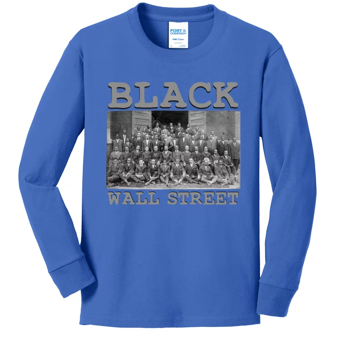 African American Business Black History Black Wall Street Cute Gift Kids Long Sleeve Shirt