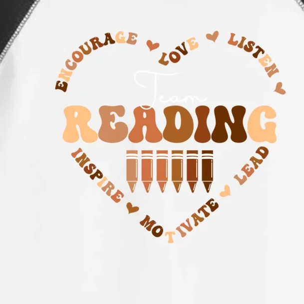 Afro African Black History Month Team Reading School Heart Cute Gift Toddler Fine Jersey T-Shirt