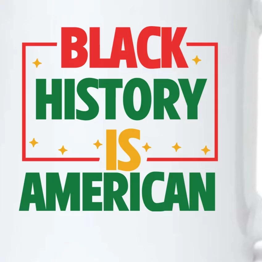 Afro America Black History Is American History Patriotic Black Color Changing Mug