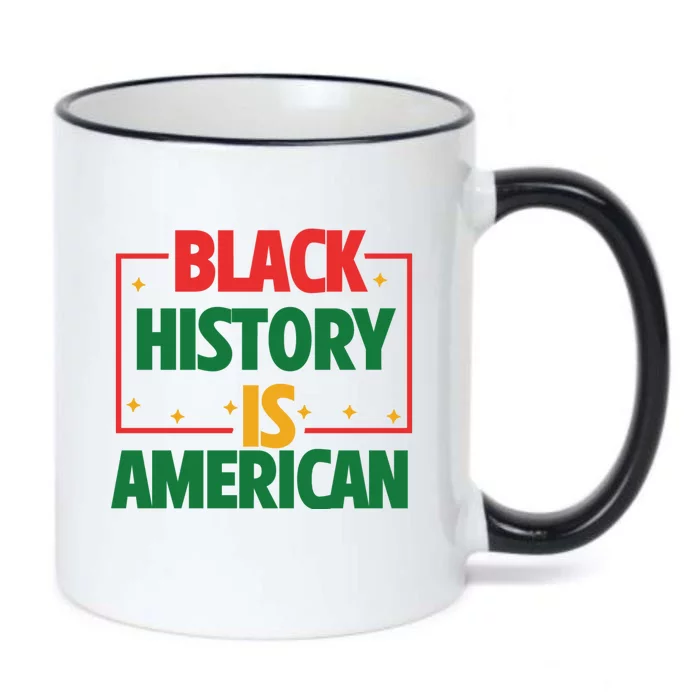 Afro America Black History Is American History Patriotic Black Color Changing Mug