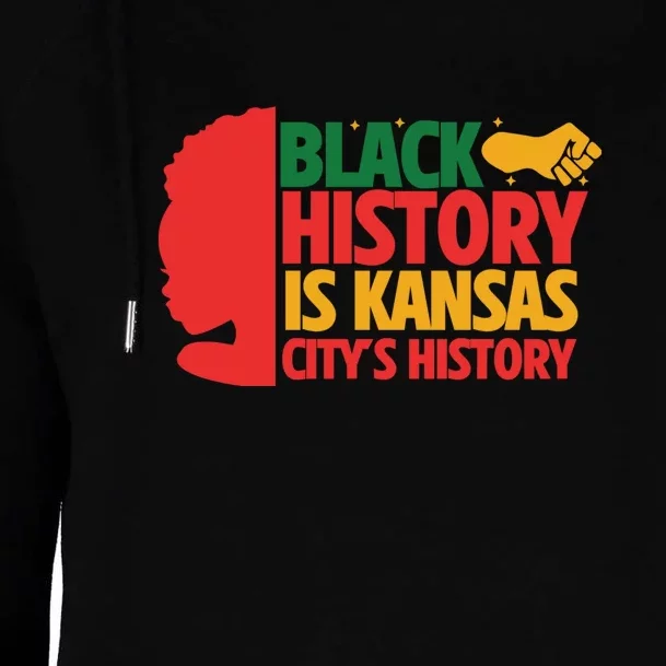 Afro America Black History Is Kansas City's History African American Womens Funnel Neck Pullover Hood