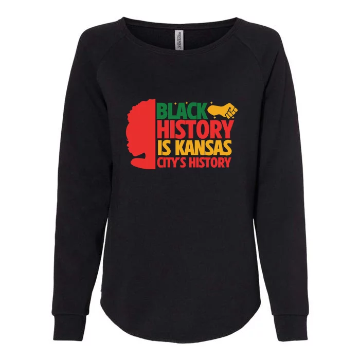 Afro America Black History Is Kansas City's History African American Womens California Wash Sweatshirt