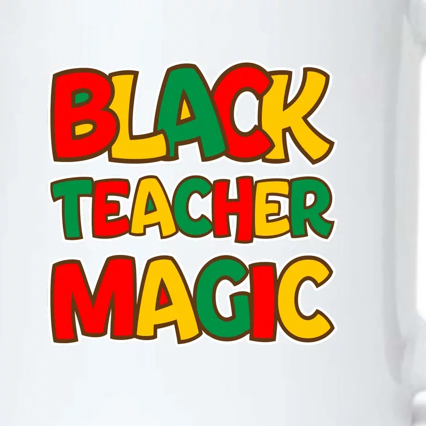 Afro America Black Teacher Magic Black History Gift Black Color Changing Mug