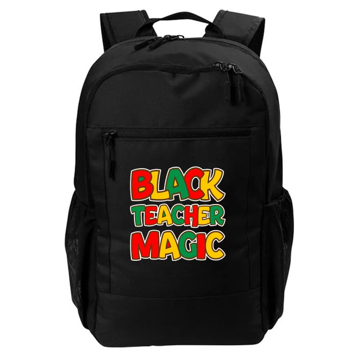 Afro America Black Teacher Magic Black History Gift Daily Commute Backpack