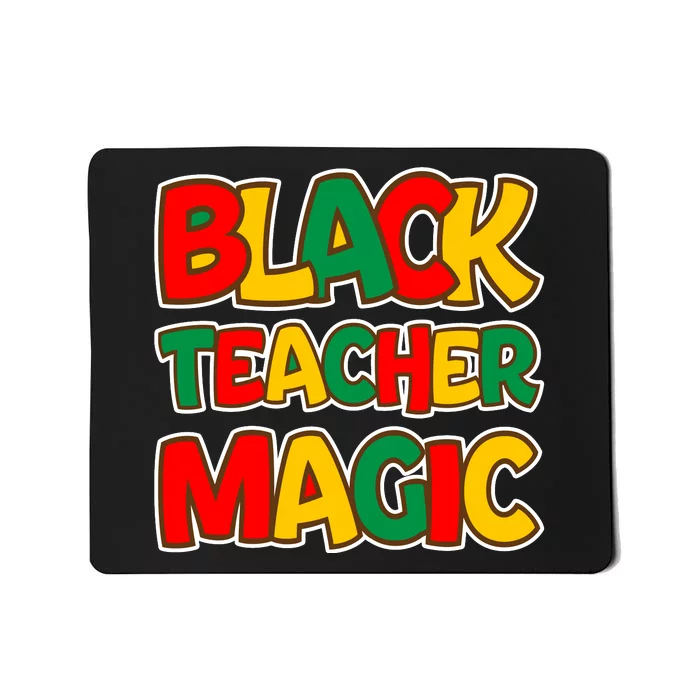 Afro America Black Teacher Magic Black History Gift Mousepad