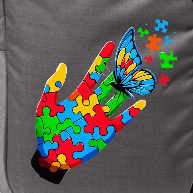 Autism Awareness Butterfly Teacher Impact Tech Backpack