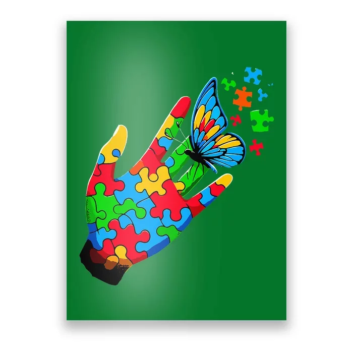 Autism Awareness Butterfly Teacher Poster