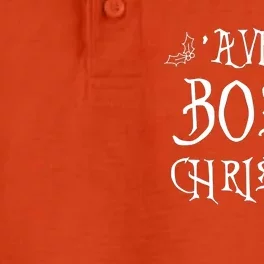 Ave A Bostin Christmas Dry Zone Grid Performance Polo