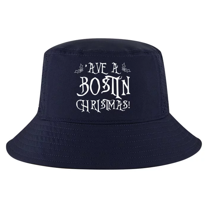 Ave A Bostin Christmas Cool Comfort Performance Bucket Hat