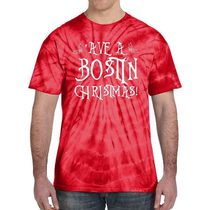 Ave A Bostin Christmas Tie-Dye T-Shirt