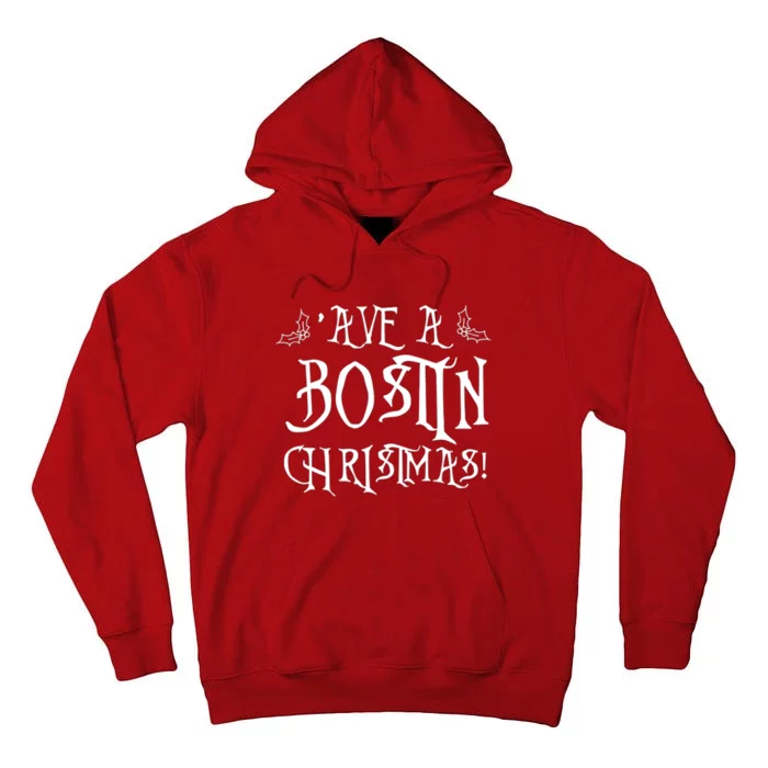 Ave A Bostin Christmas Tall Hoodie