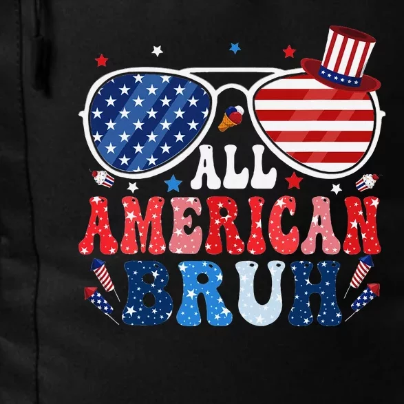 All American Bruh Patriotic 4th Of July Teen Celebration Daily Commute Backpack