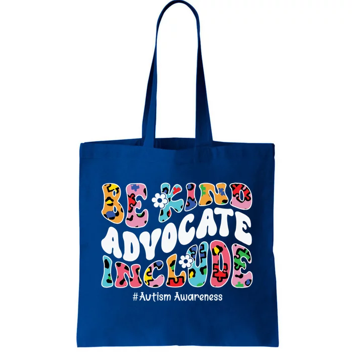 Autism Awareness Be Kind Advocate Include Autism Cool Gift Tote Bag