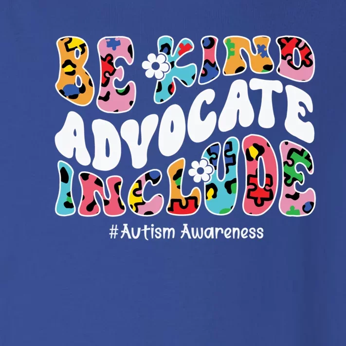 Autism Awareness Be Kind Advocate Include Autism Cool Gift Toddler Long Sleeve Shirt