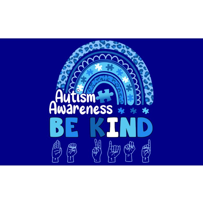 Autism Awareness Be Kind Asl Hand Sign Language Gift Bumper Sticker