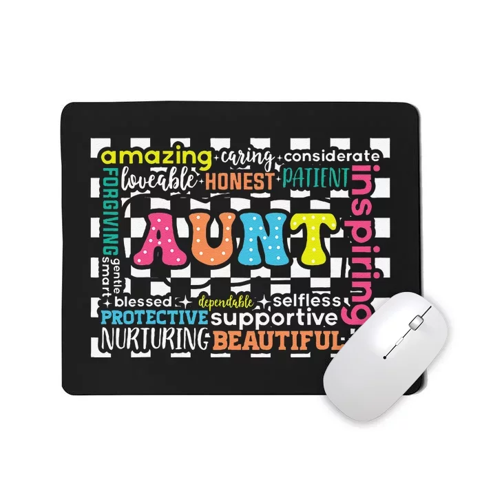 Amazing Aunt Birthday MothersS Day Best Idea For Cool Aunt Mousepad