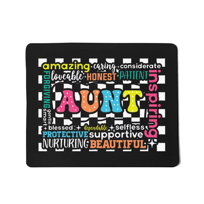 Amazing Aunt Birthday MothersS Day Best Idea For Cool Aunt Mousepad