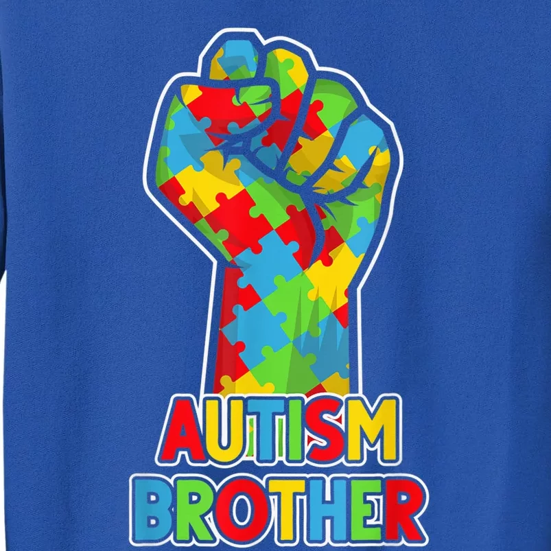 Autism Awareness Brother Acceptance  Support Love Tall Sweatshirt