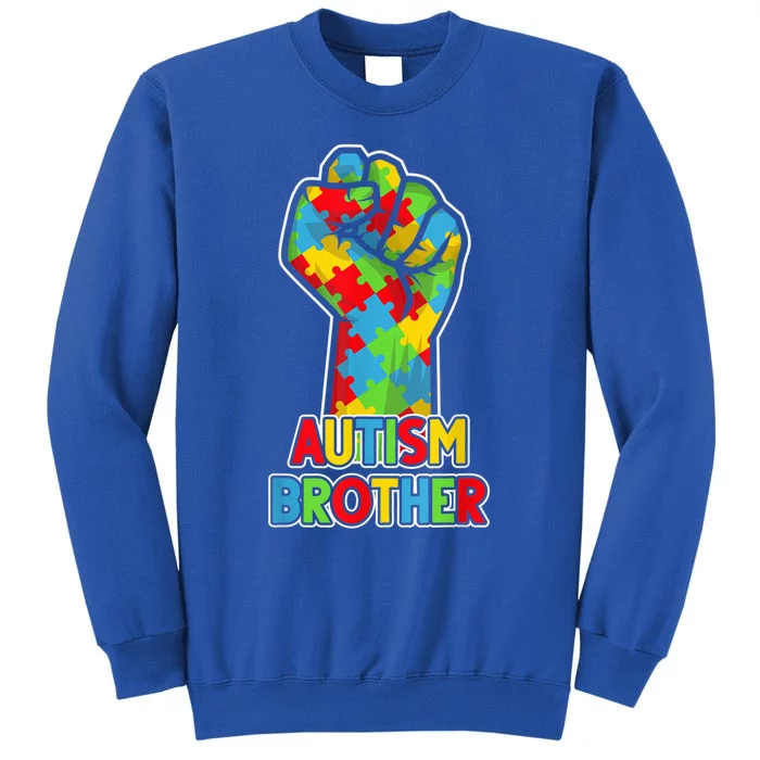 Autism Awareness Brother Acceptance  Support Love Tall Sweatshirt