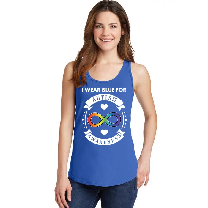 Autism Awareness Blue / Neurodiversity Acceptance Support Meaningful Gift Ladies Essential Tank