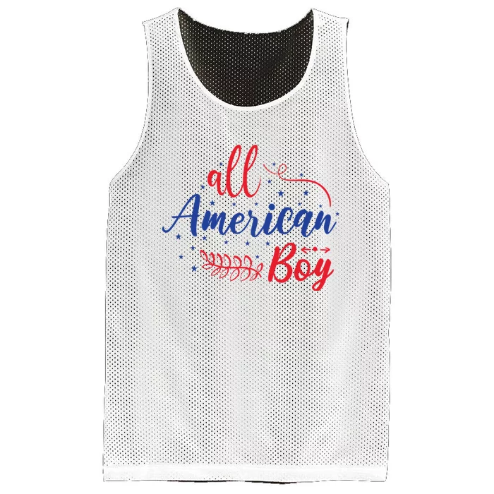 All Amerian Boy Mesh Reversible Basketball Jersey Tank