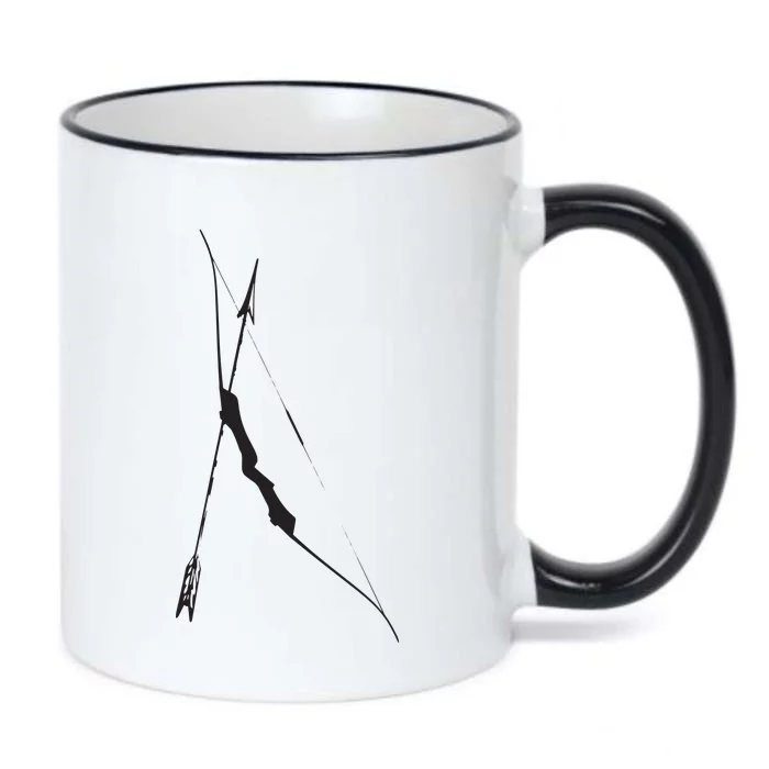 Arrow And Bow Shirts Archery Black Color Changing Mug