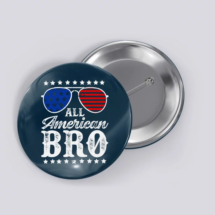 All American Bro 4th Of July Family Matching Sunglasses Button