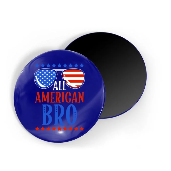 All American Bro Sunglass 4th Of July Independence Day Gift Magnet