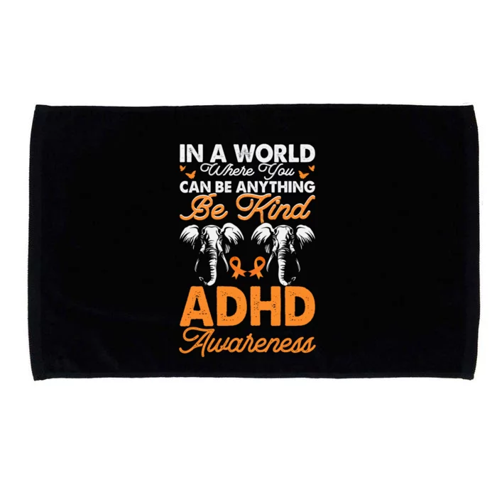 Adhd Awareness Be Anything Be Kind Autism Awareness Meaningful Gift Microfiber Hand Towel