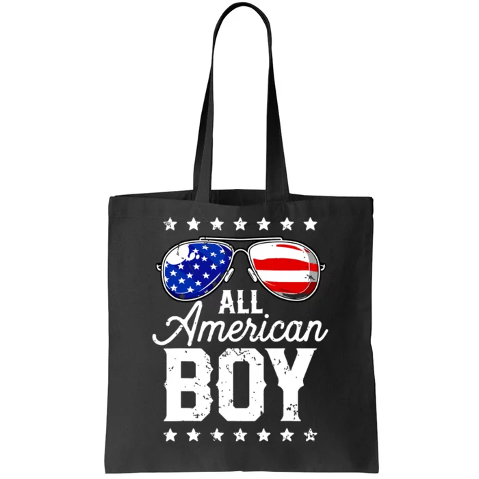 All American Boy 4th Of July Usa Sunglasses Family Matching Tote Bag