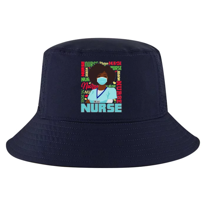 African American Black Nurse Cool Comfort Performance Bucket Hat