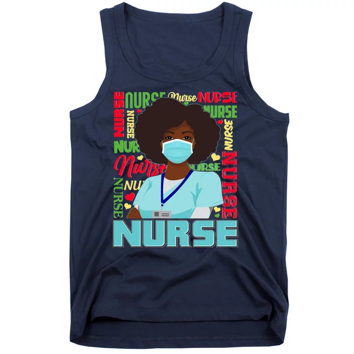 African American Black Nurse Tank Top