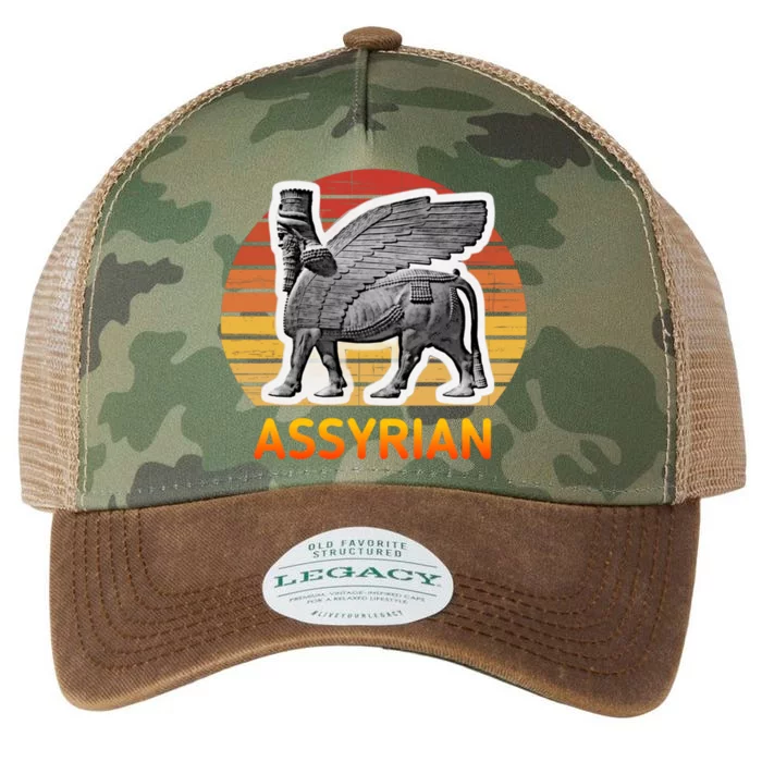 Assyrian : Assyrian Bull Flag Gift Legacy Tie Dye Trucker Hat